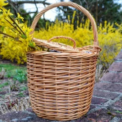 Tanner's Brown Wicker Basket