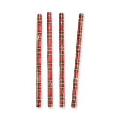 Tartan Ceramic Straws (4)
