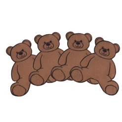 Teddy Bear Cocktail Napkins (4)