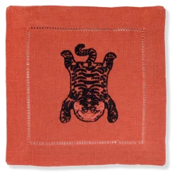 Tibetan Tiger Cocktail Napkins (4)