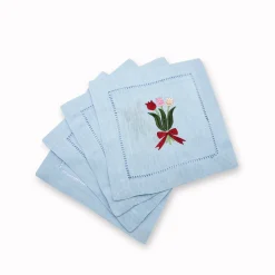 Tulip Cocktail Napkins (4)