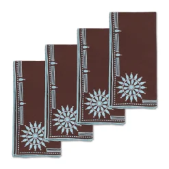 Turquoise Necklace Dinner Napkins (4)