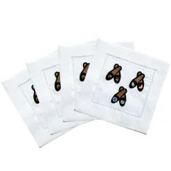 Tuxedo Slipper Cocktail Napkins (4)