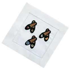 Tuxedo Slipper Cocktail Napkins (4)