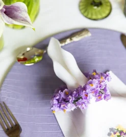 Violet Napkin Rings (4)