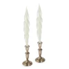 White Feather Candles (2)