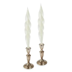 White Feather Candles (2)