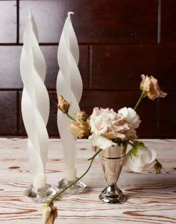 White Feather Candles (2)