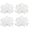 White Leaf Cocktail Napkins (4)