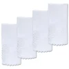 White Peacock Dinner Napkins (4)