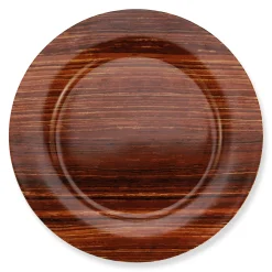 Wood Dinner Plate