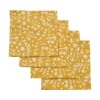 Yellow Floral Napkins (4)