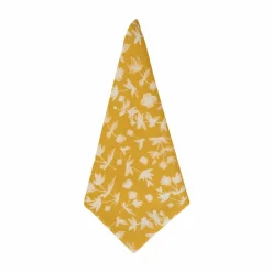 Yellow Floral Napkins (4)