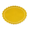 Yellow Oval Placemats (4)