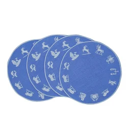 Zodiac Wheel Cocktail Napkins (4)