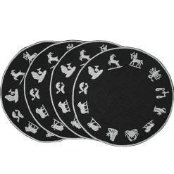 Zodiac Wheel Cocktail Napkins (4)