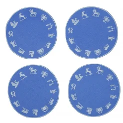 Zodiac Wheel Cocktail Napkins (4)