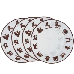 Zodiac Wheel Cocktail Napkins (4)